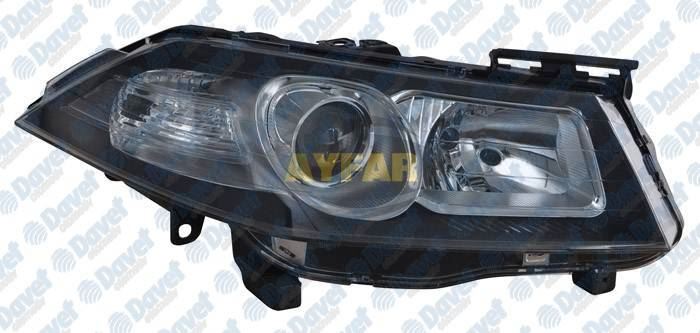 AYFAR 202272 Far Sag Megane 05>11 Manuel Siyah Cerceveli